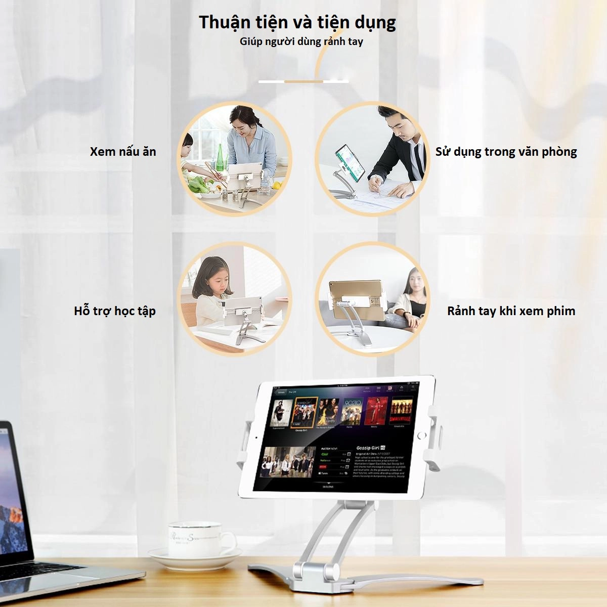 Chân giữ máy tính bảng hiệu Rock Desktop Stand